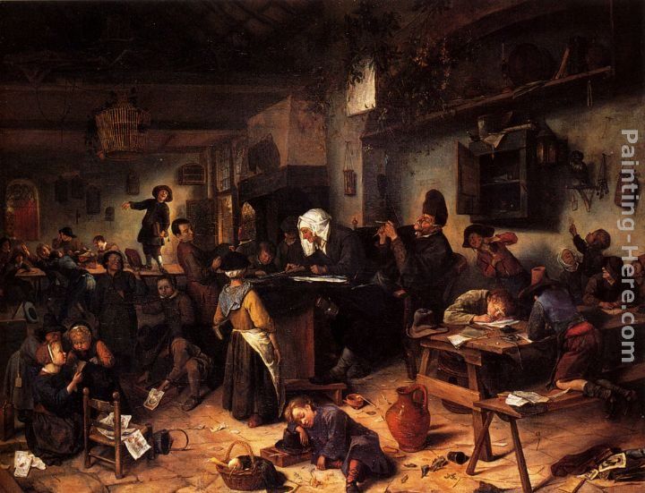 Jan Steen A School For Boys And Girls